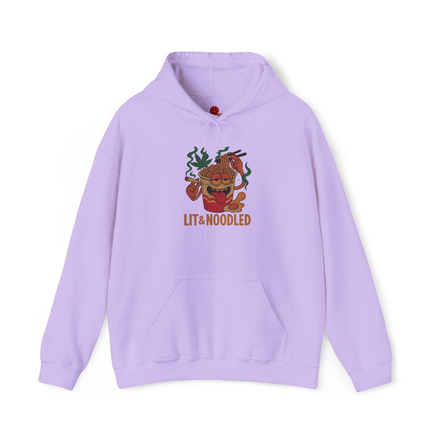 Lit & Noodled Hoodie – Funny Ramen Weed (Tax Included)