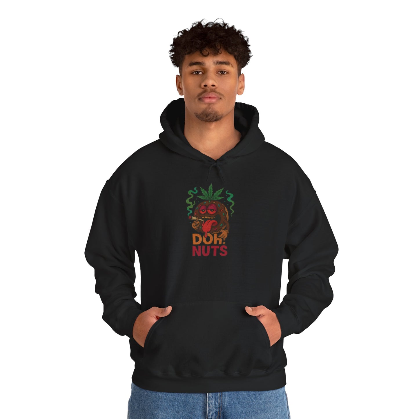 Doh! Nuts Hoodie – Funny Weed Donut (Tax Included)