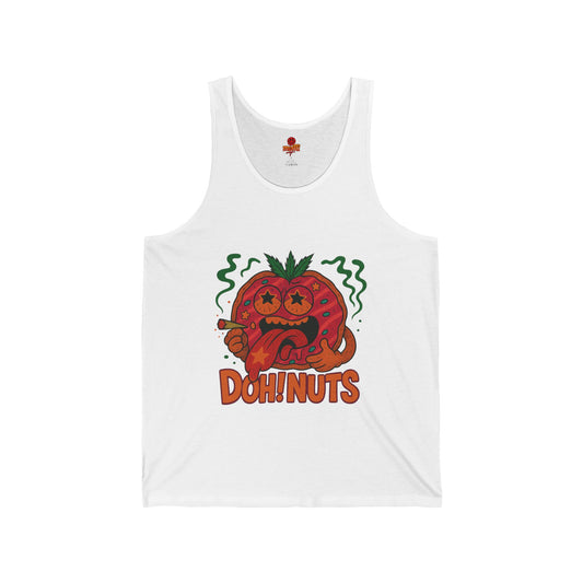 Doh! Nuts Tank Top, Funny Weed Donut (Tax Included)
