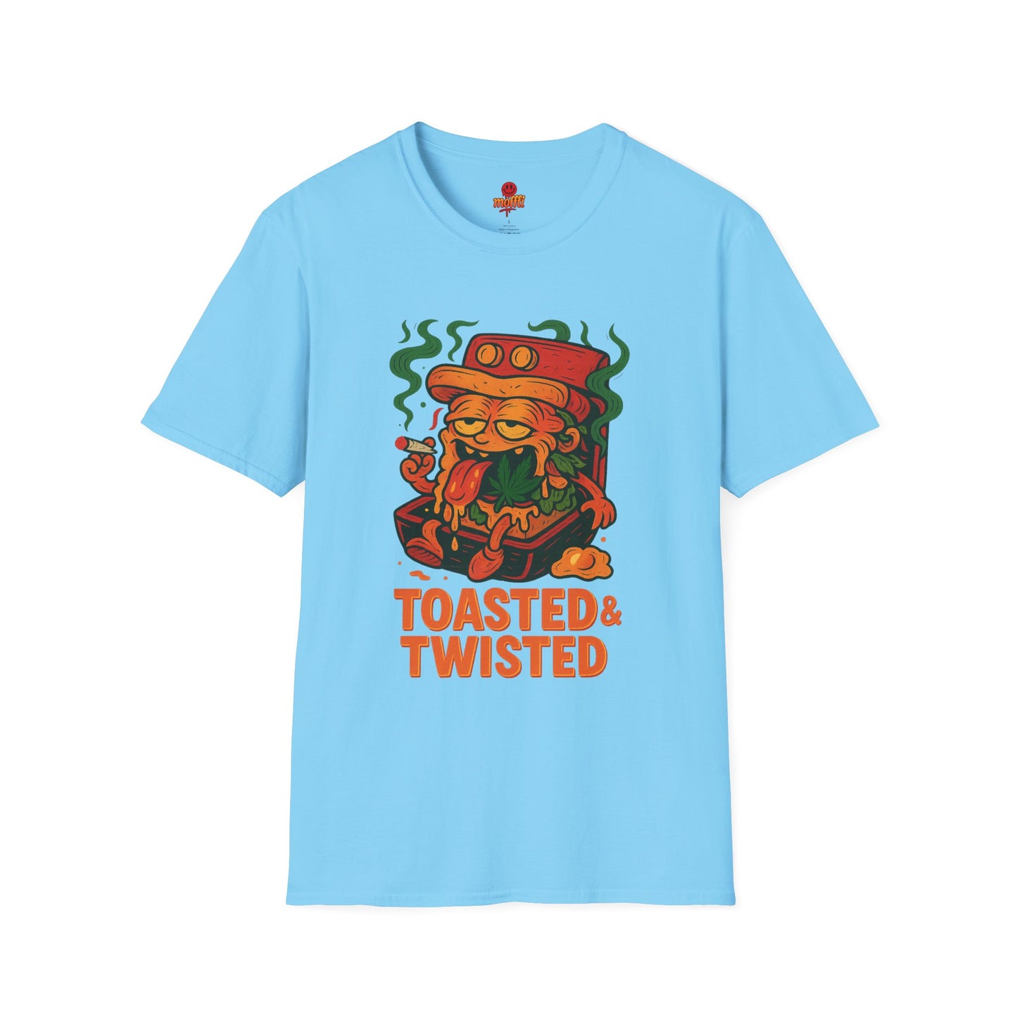 Toasted & Twisted T-Shirt – Funny Weed Sandwich (Tax Included)