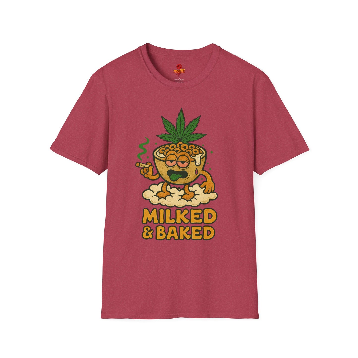 Milked & Baked Funny Cereal Weed Shirt (Tax Included)