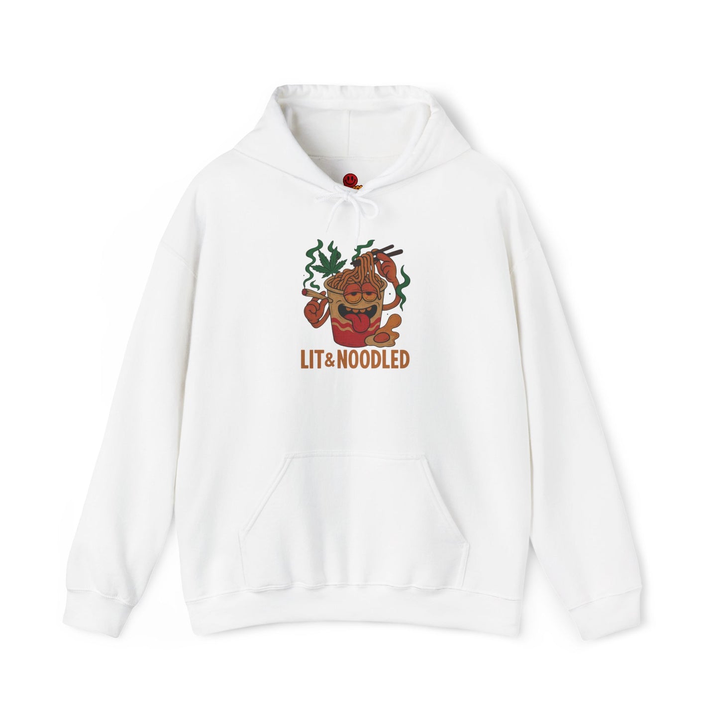 Lit & Noodled Hoodie – Funny Ramen Weed (Tax Included)