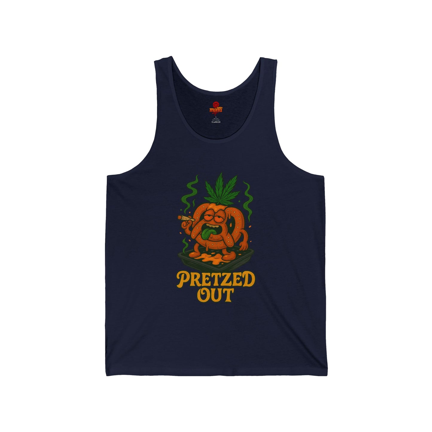 Pretzed Out Tank Top, Funny Weed Pretzel (Tax Included)