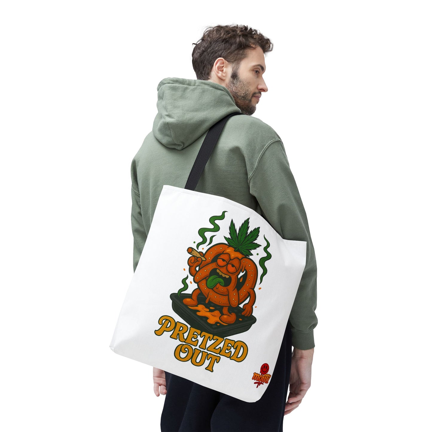 Pretzed Out Tote Bag – Funny High Pretzel 420 (Tax Included)