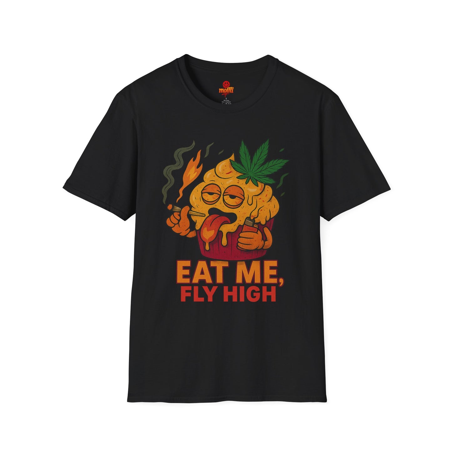Eat Me Fly High T-Shirt – Funny Weed Muffin Shirt (Tax Included)