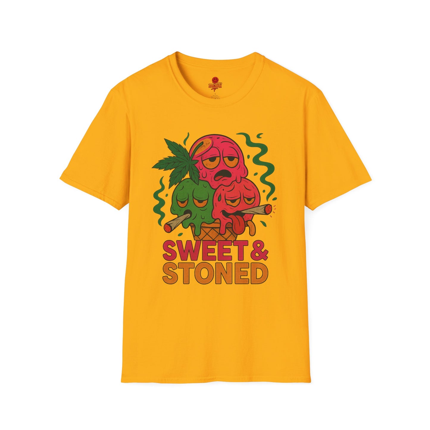 Sweet & Stoned T-Shirt – Funny Weed Ice Cream (Tax Included)