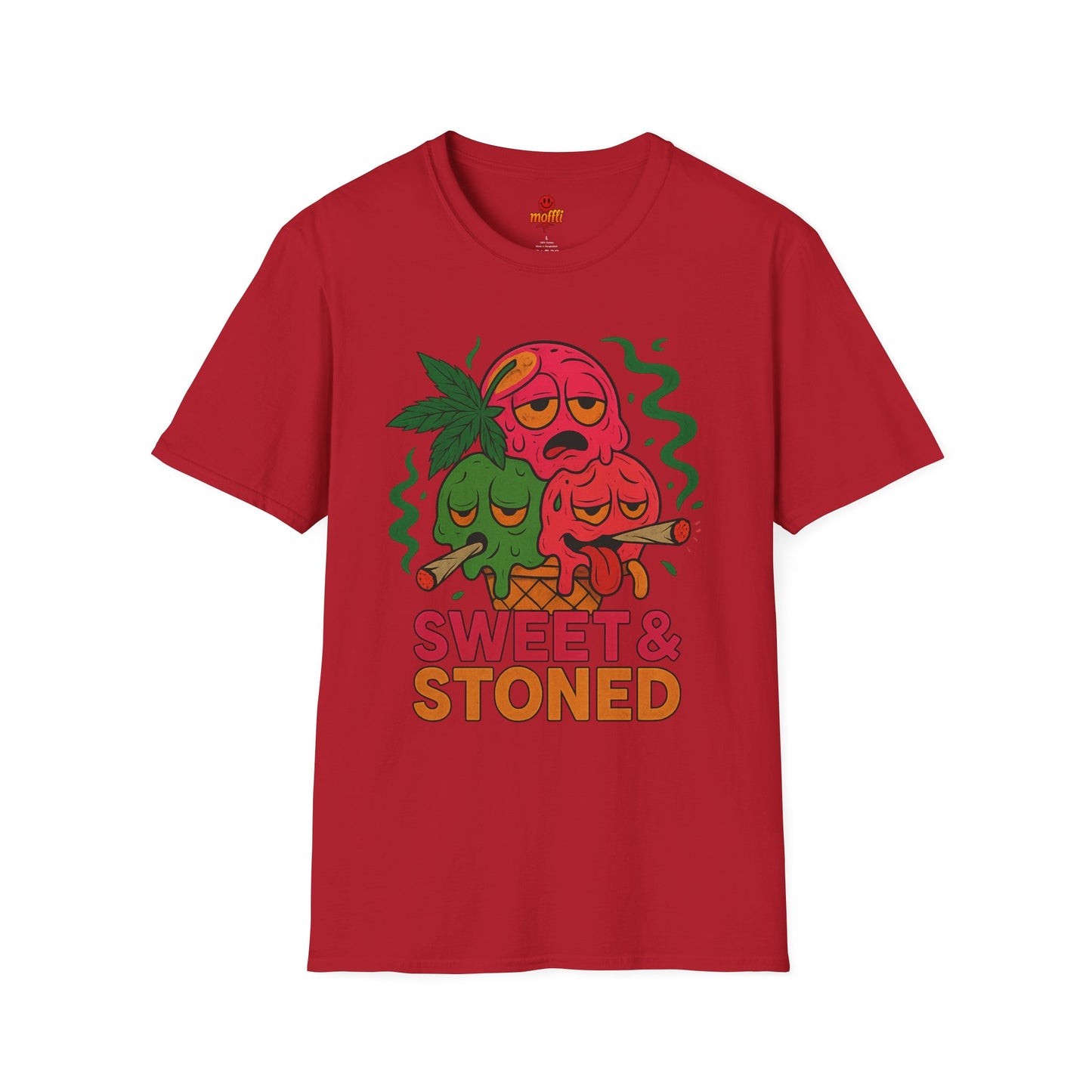 Sweet & Stoned T-Shirt – Funny Weed Ice Cream (Tax Included)