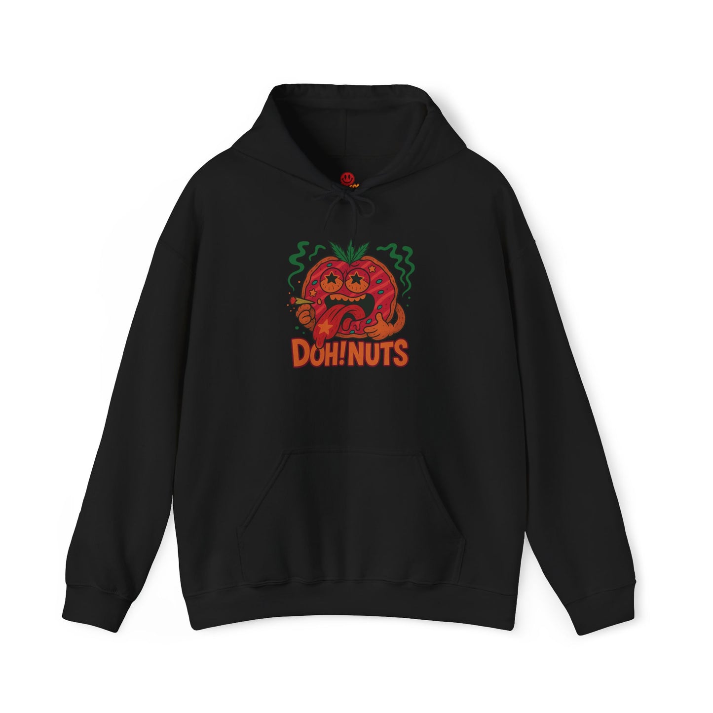 Doh! Nuts Star-Eyes Hoodie – Funny Weed Donut (Tax Included)