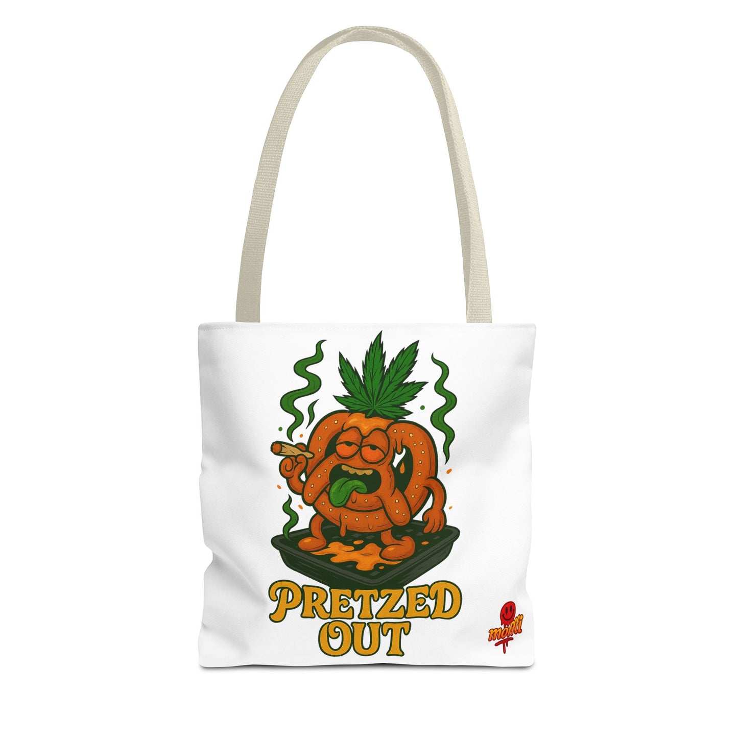 Pretzed Out Tote Bag – Funny High Pretzel 420 (Tax Included)