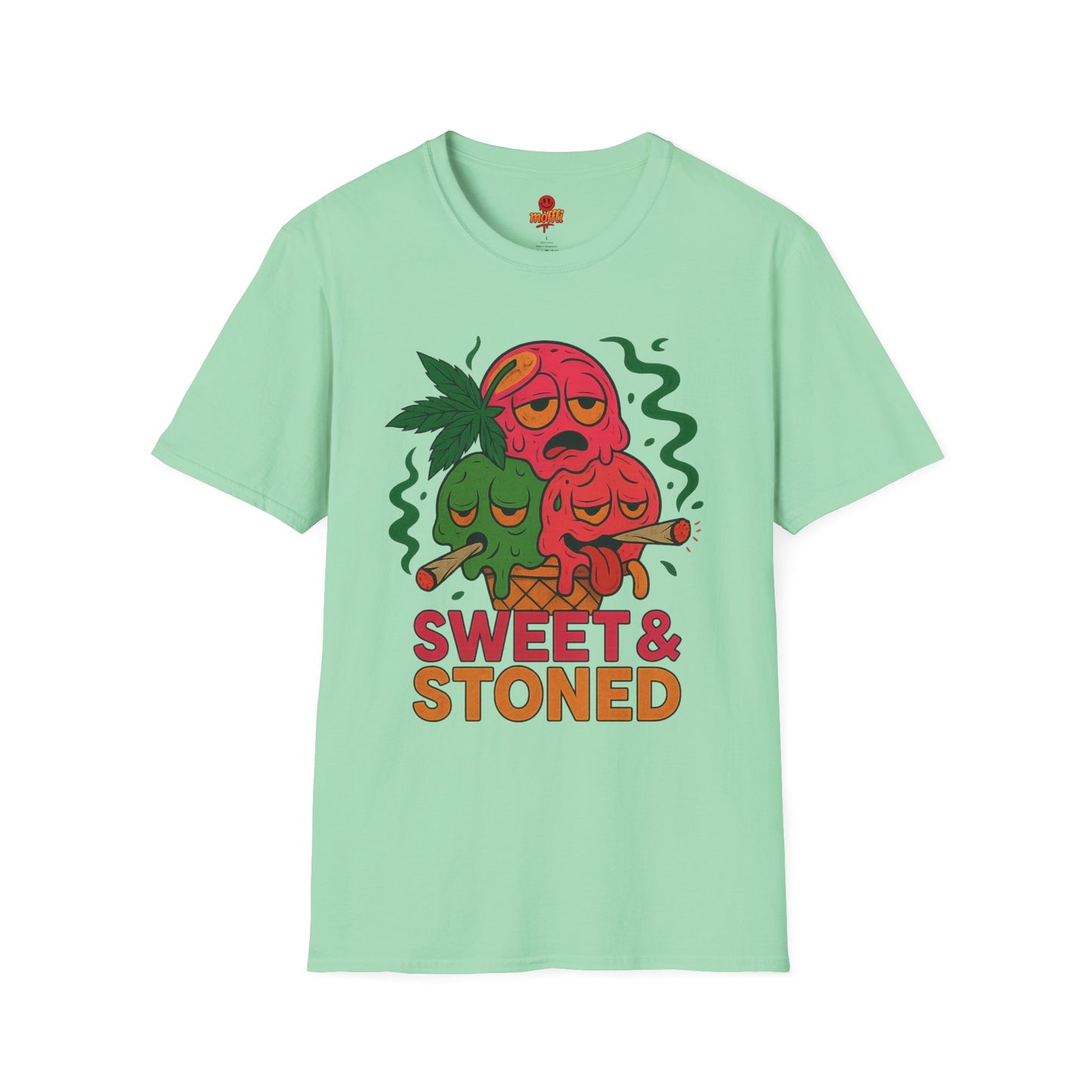 Sweet & Stoned T-Shirt – Funny Weed Ice Cream (Tax Included)