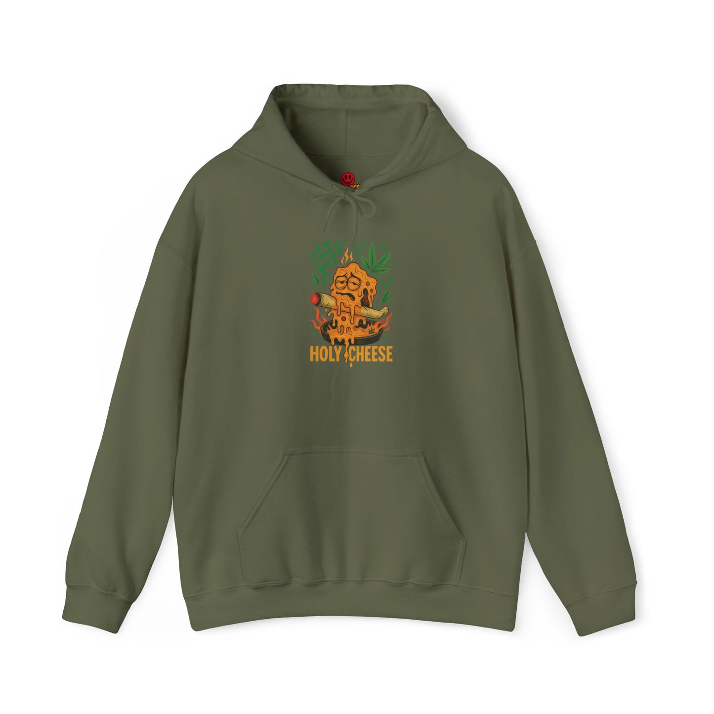 Holy Cheese Hoodie – Funny Melting Cheese Weed (Tax Included)