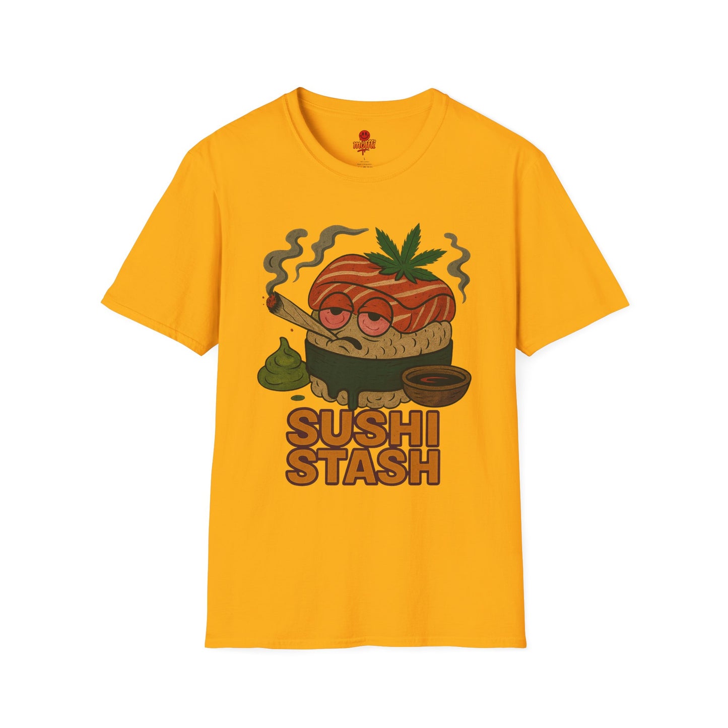 Sushi Stash T-Shirt – Funny Weed Sushi (Tax Included)
