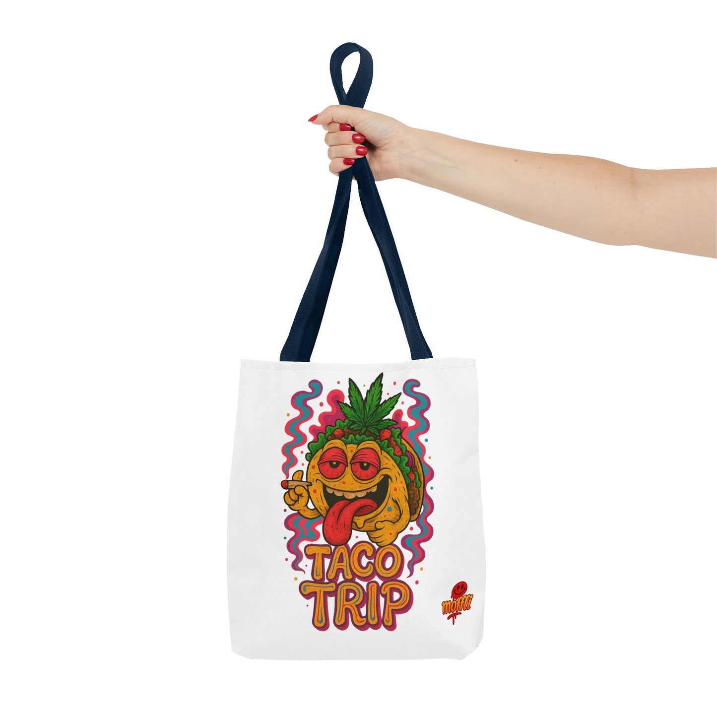 Taco Trip Tote Bag – Funny Stoner Taco Design (Tax Included)