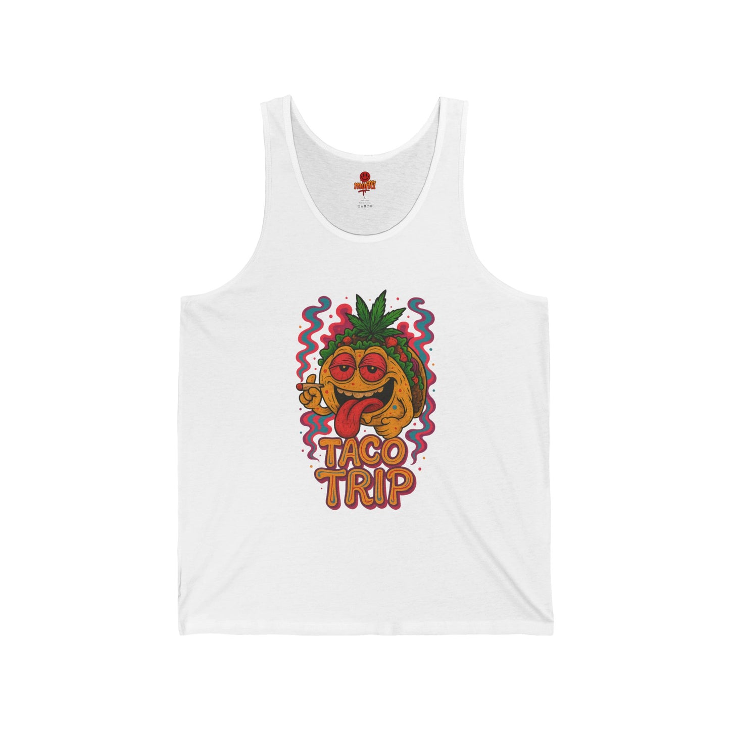 Taco Trip Tank Top, Funny Weed Taco (Tax Included)
