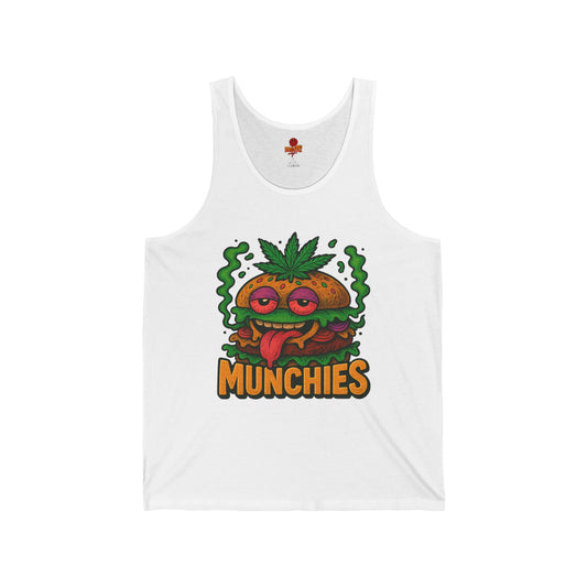 420 Munchies Tank Top – High Burger Cartoon (Tax Included)