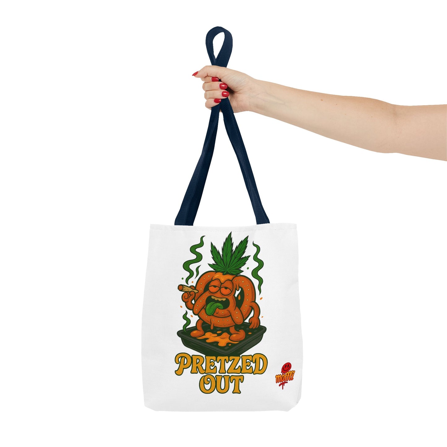 Pretzed Out Tote Bag – Funny High Pretzel 420 (Tax Included)