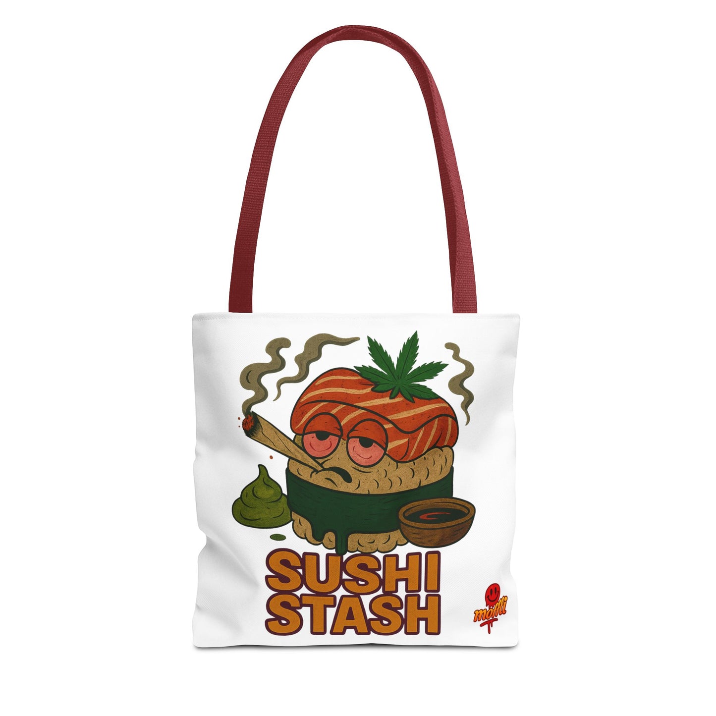 Sushi Stash Tote Bag – Funny Weed Sushi Roll Design (Tax Included)