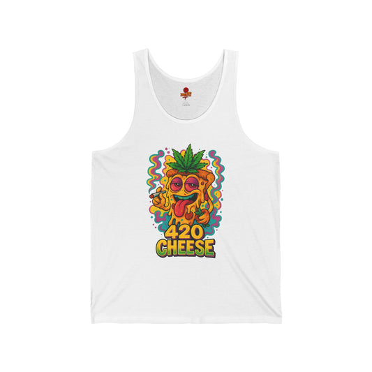 420 Cheese Tank Top, Funny Weed Cheese (Tax Included)