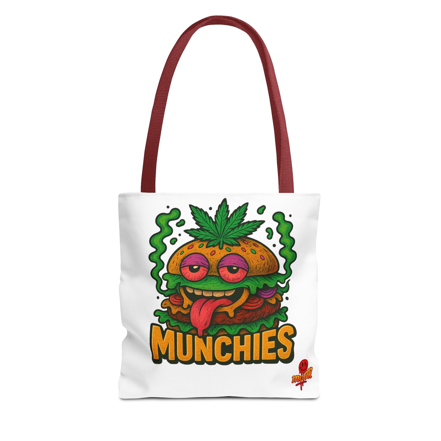 Munchies Burger Tote Bag – Funny Weed Food (Tax Included)