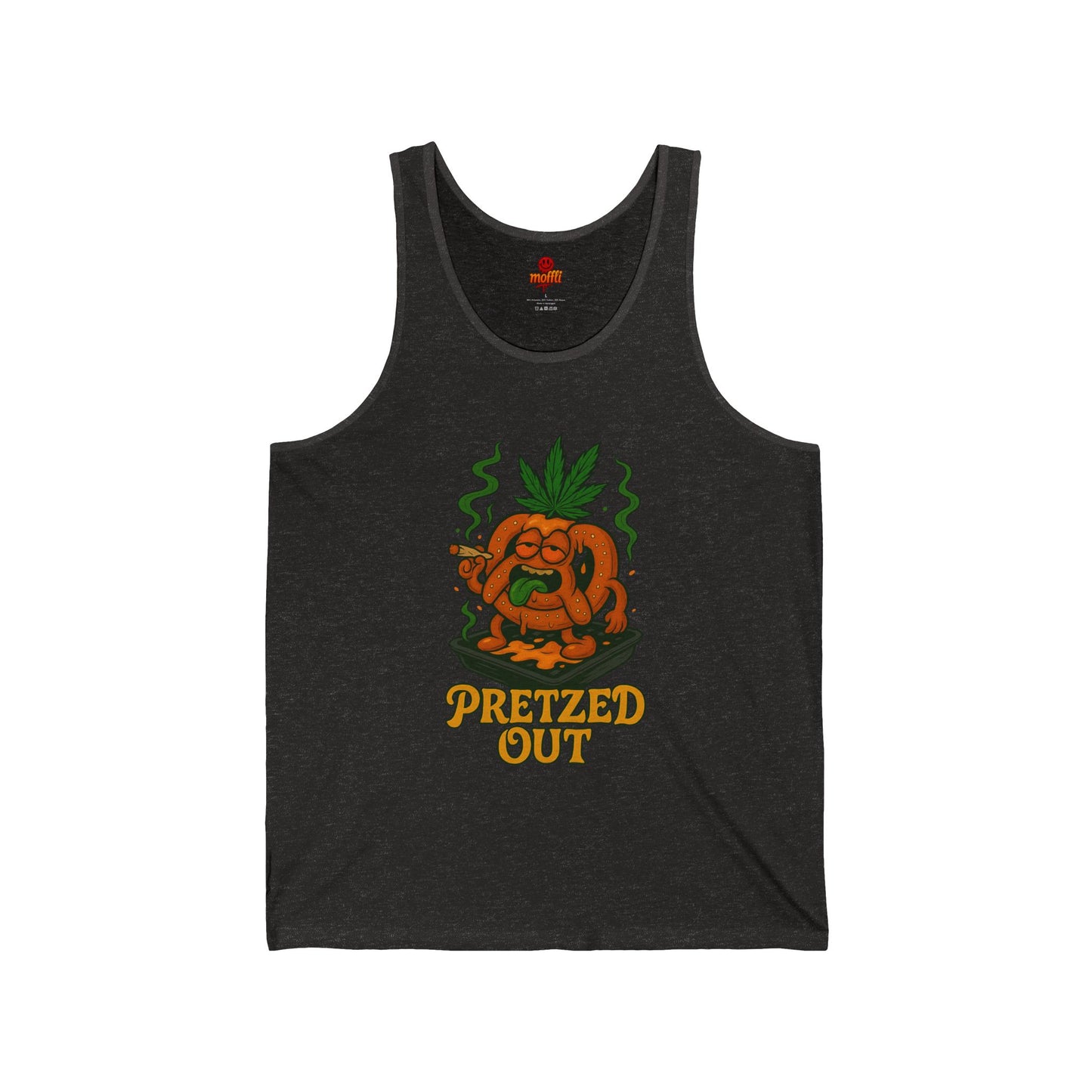 Pretzed Out Tank Top, Funny Weed Pretzel (Tax Included)