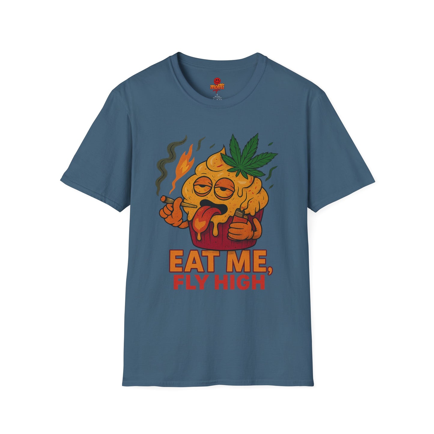 Eat Me Fly High T-Shirt – Funny Weed Muffin Shirt (Tax Included)