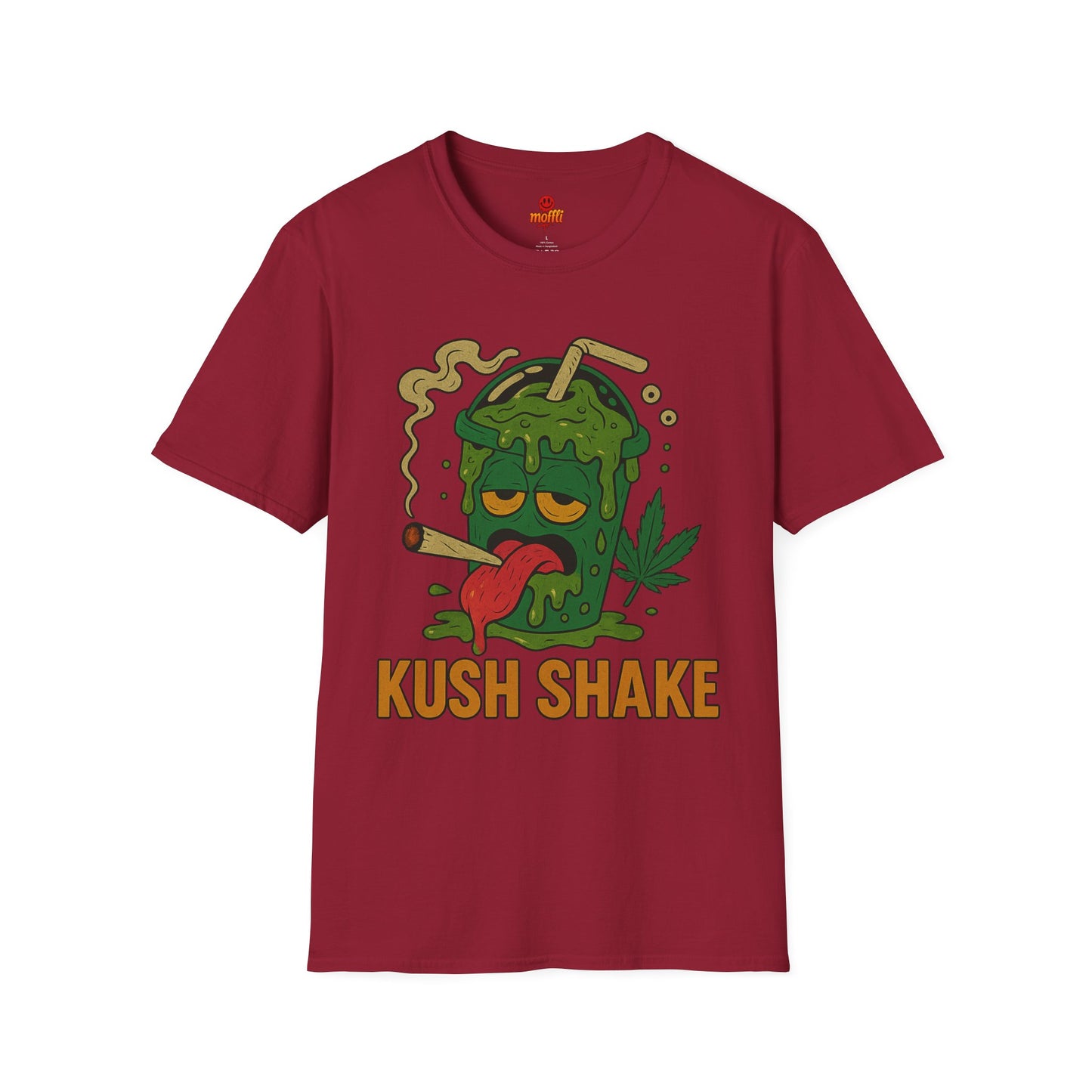 Kush Shake T-Shirt – Funny Weed Milkshake Shirt (Tax Included)