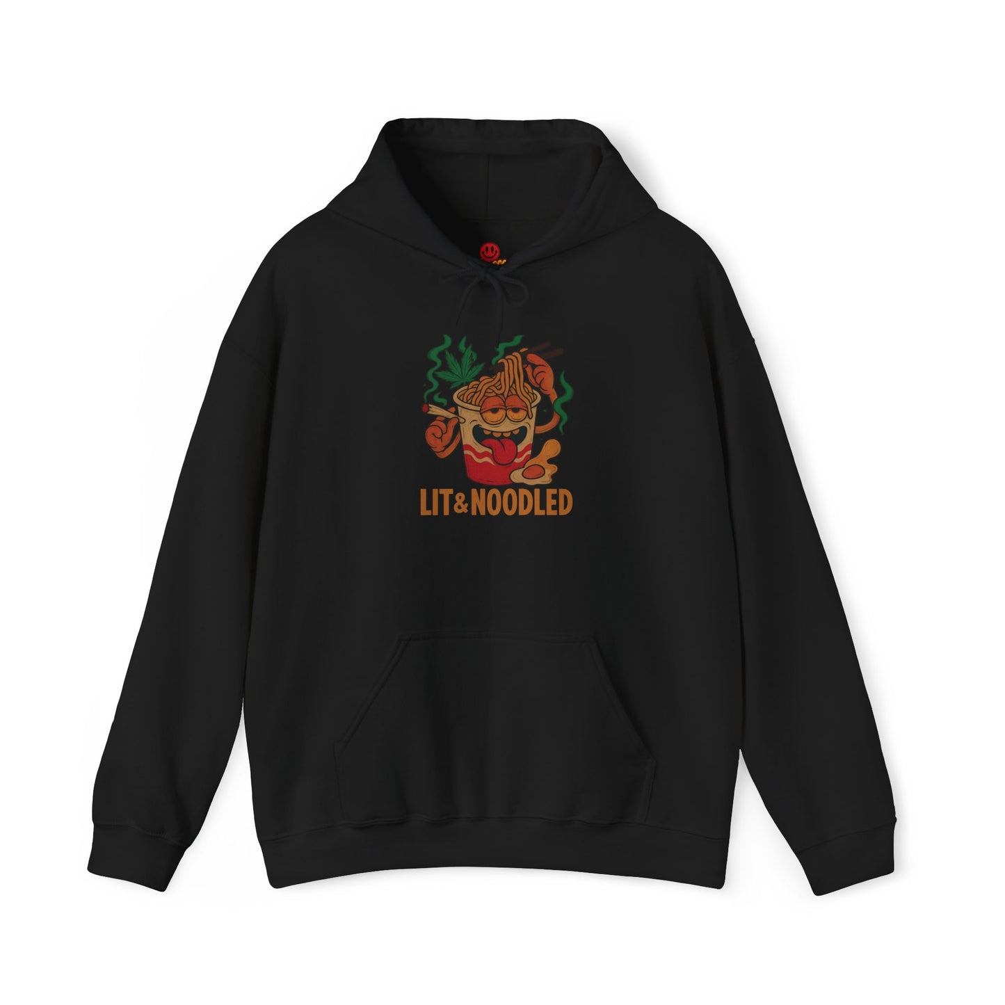 Lit & Noodled Hoodie – Funny Ramen Weed (Tax Included)