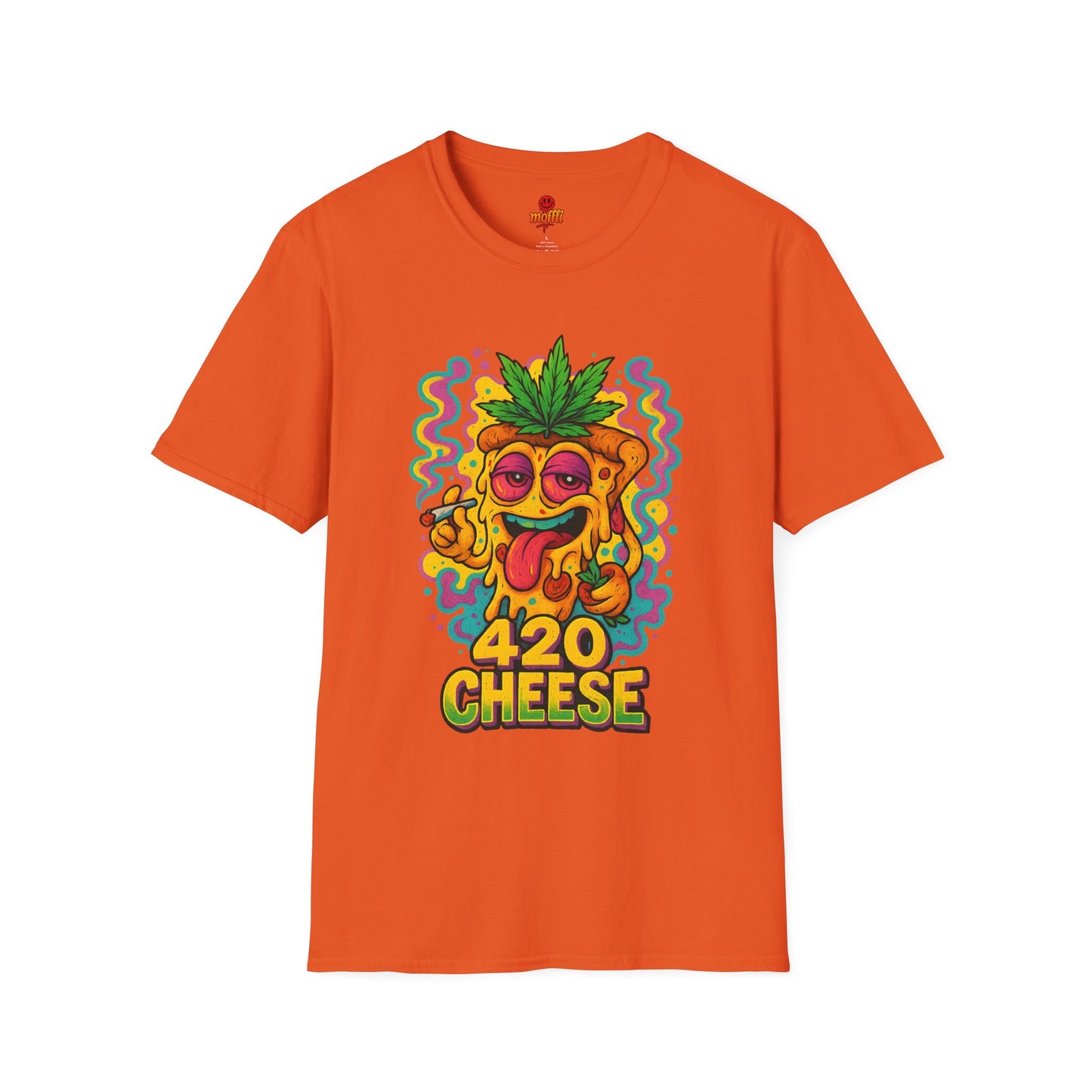 420 Cheese Weed Shirt – Funny Trippy Pizza T-Shirt (Tax Included)