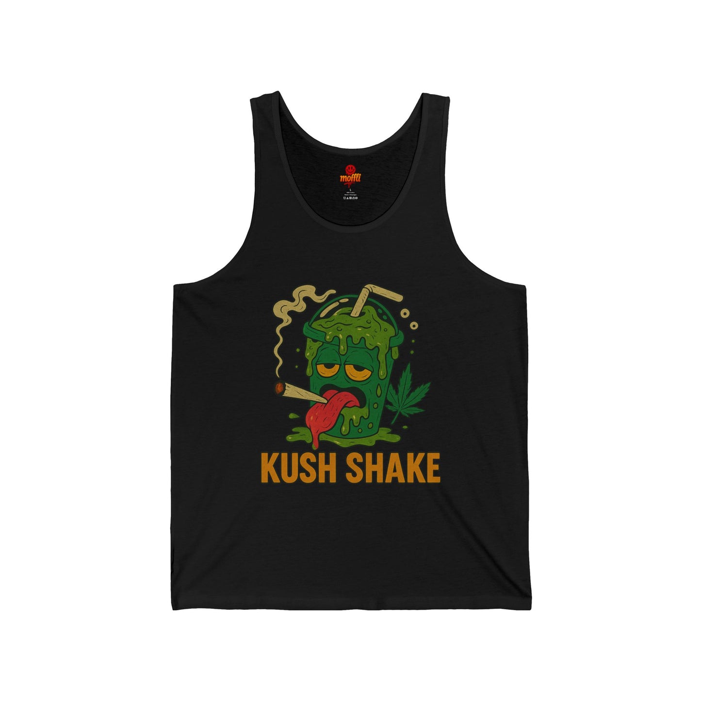 Kush Shake Tank Top, Funny Weed Milkshake (Tax Included)