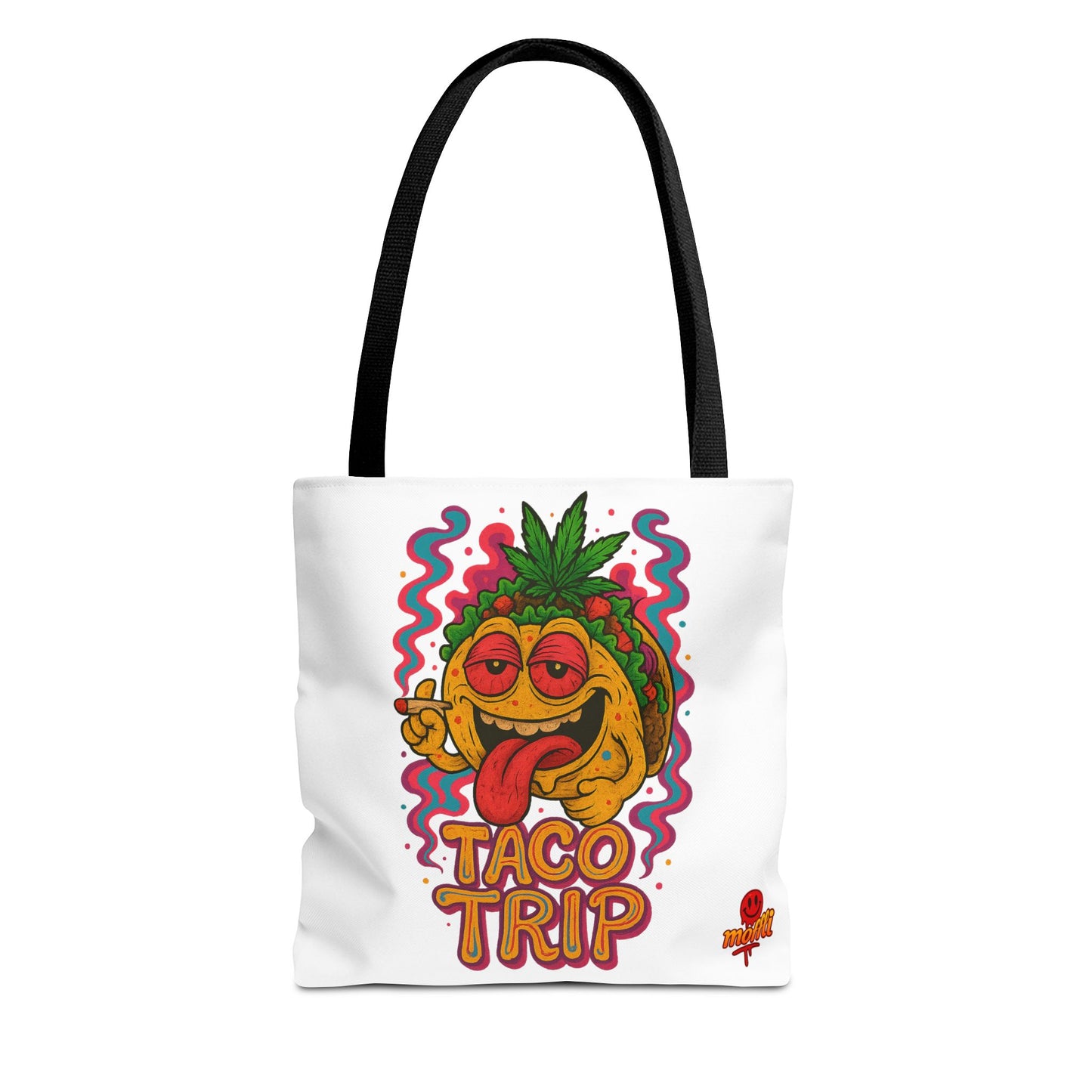 Taco Trip Tote Bag – Funny Stoner Taco Design (Tax Included)