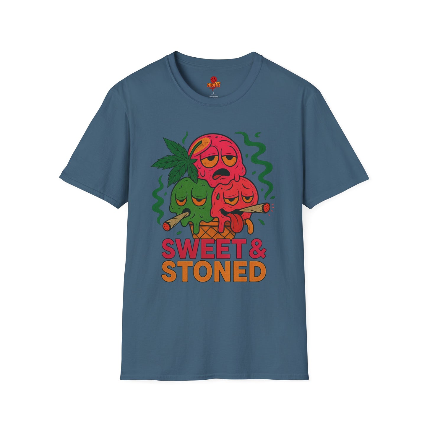 Sweet & Stoned T-Shirt – Funny Weed Ice Cream (Tax Included)