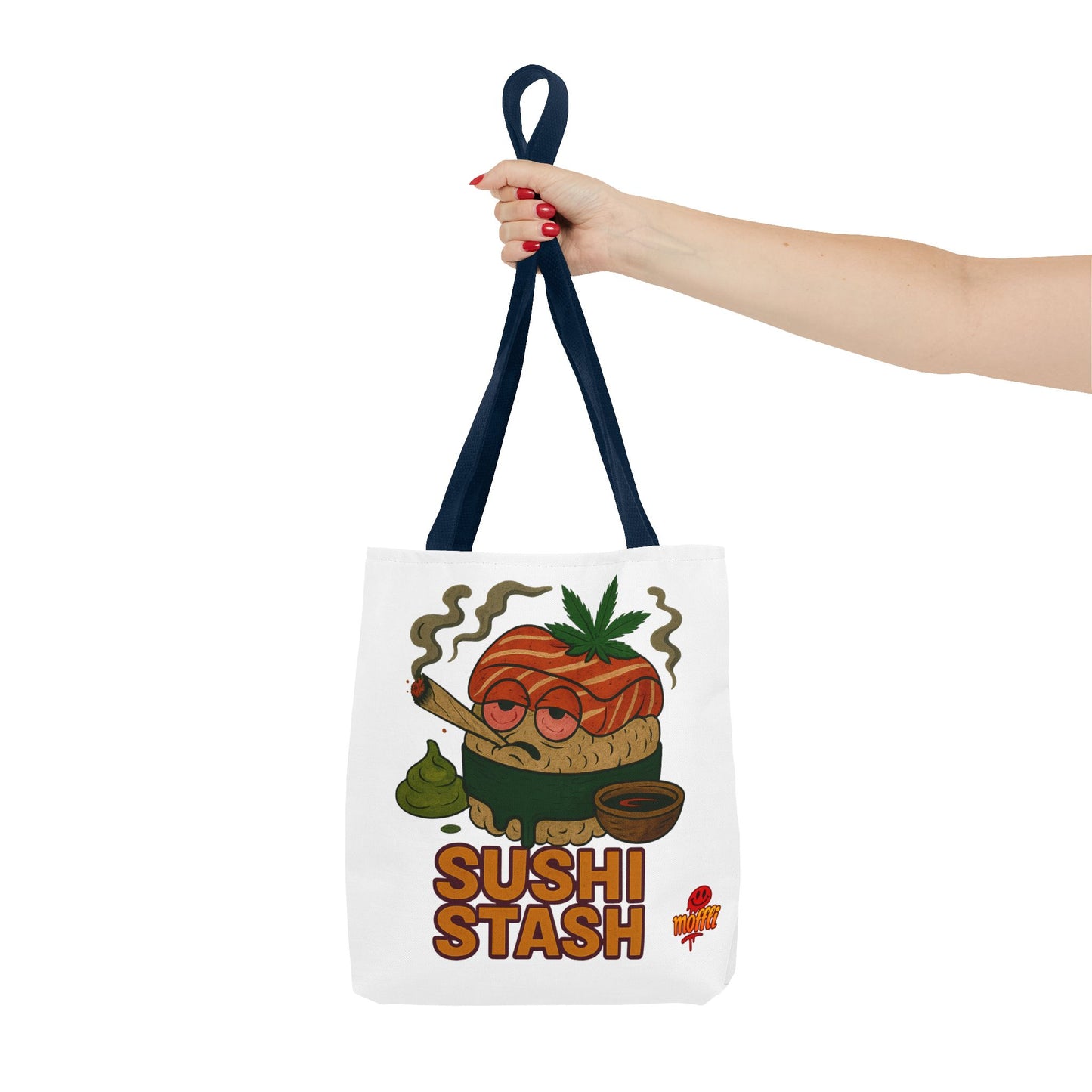 Sushi Stash Tote Bag – Funny Weed Sushi Roll Design (Tax Included)