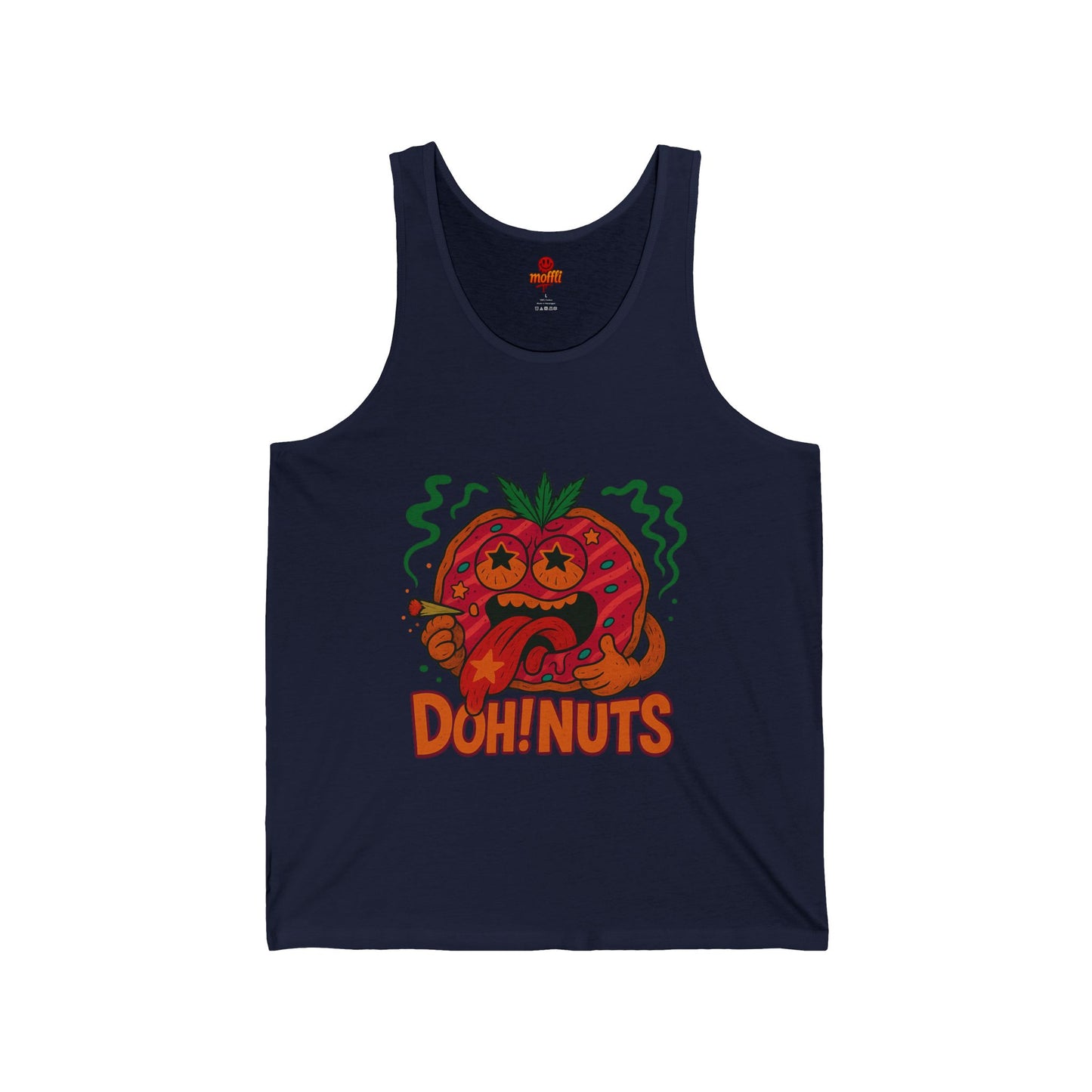 Doh! Nuts Tank Top, Funny Weed Donut (Tax Included)