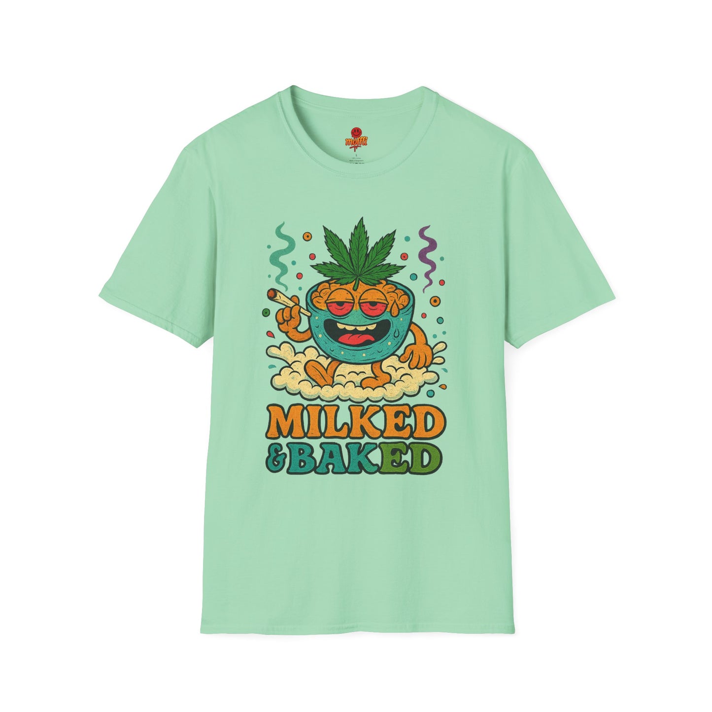 Milked & Baked Stoner  420 Cereal Shirt (Tax Included)