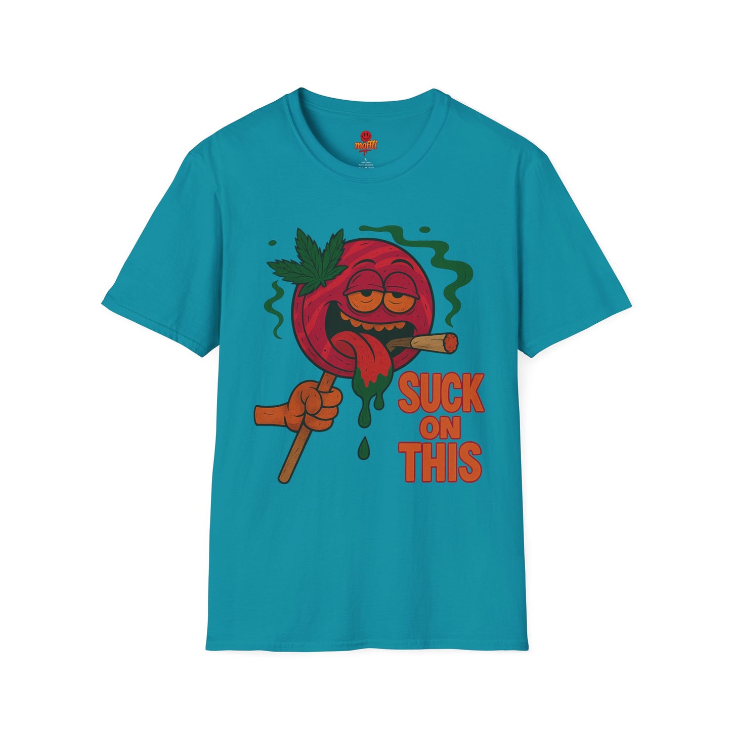 Suck On This T-Shirt – Funny Weed Lollipop Shirt (Tax Included)