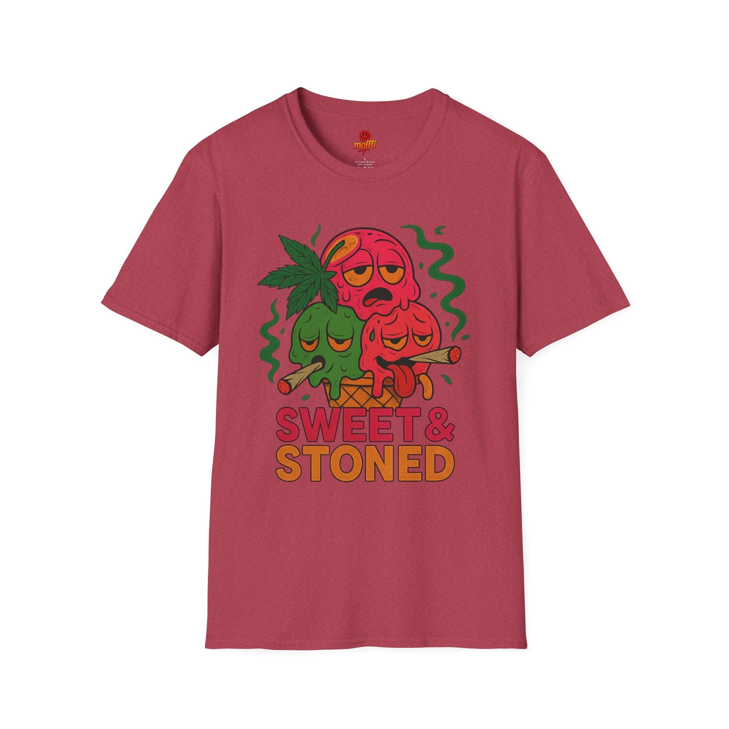 Sweet & Stoned T-Shirt – Funny Weed Ice Cream (Tax Included)