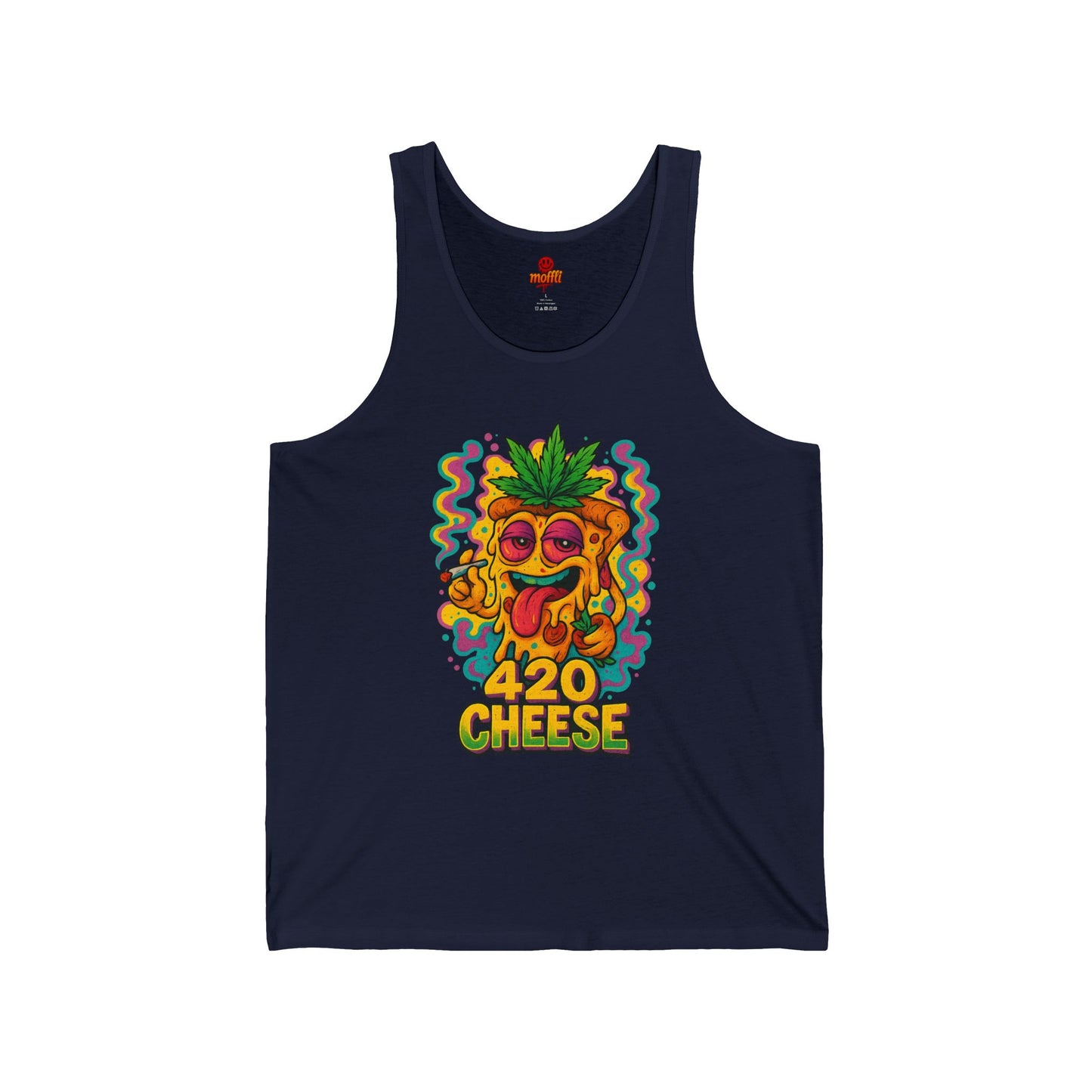 420 Cheese Tank Top, Funny Weed Cheese (Tax Included)