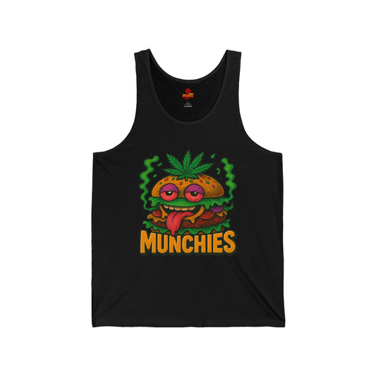420 Munchies Tank Top – High Burger Cartoon (Tax Included)