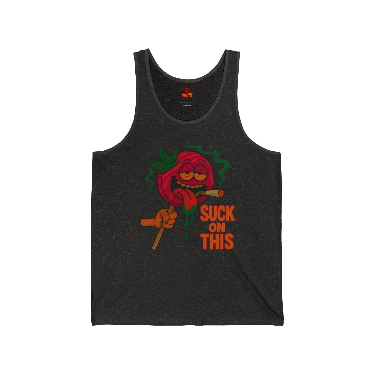 Suck On This Tank Top, Funny Stoner Lollipop  (Tax Included)