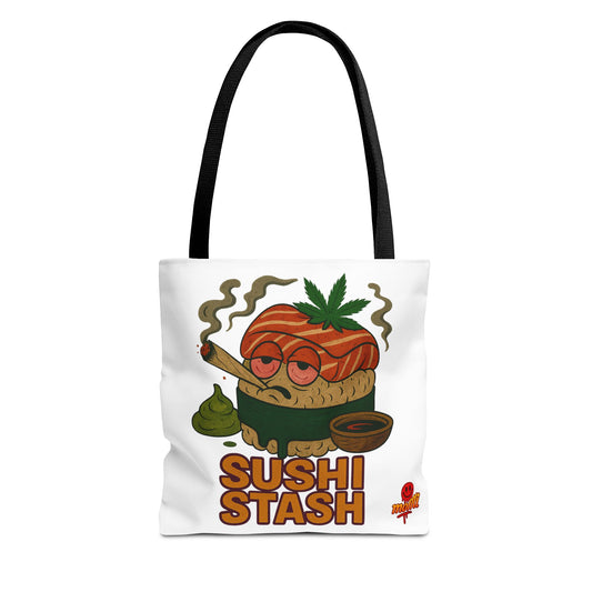 Sushi Stash Tote Bag – Funny Weed Sushi Roll Design (Tax Included)