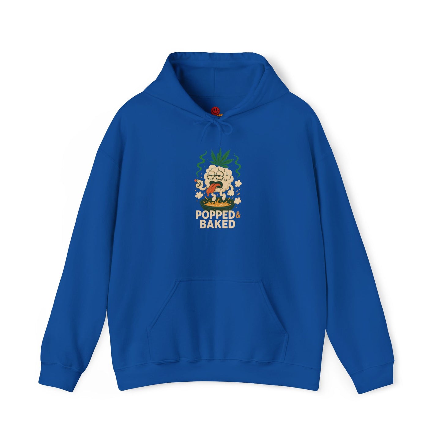 Popped & Baked Hoodie – Funny Popcorn Weed (Tax Included)