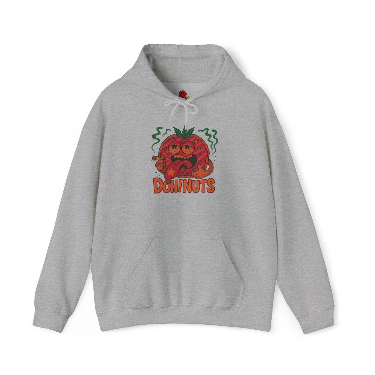 Doh! Nuts Star-Eyes Hoodie – Funny Weed Donut (Tax Included)