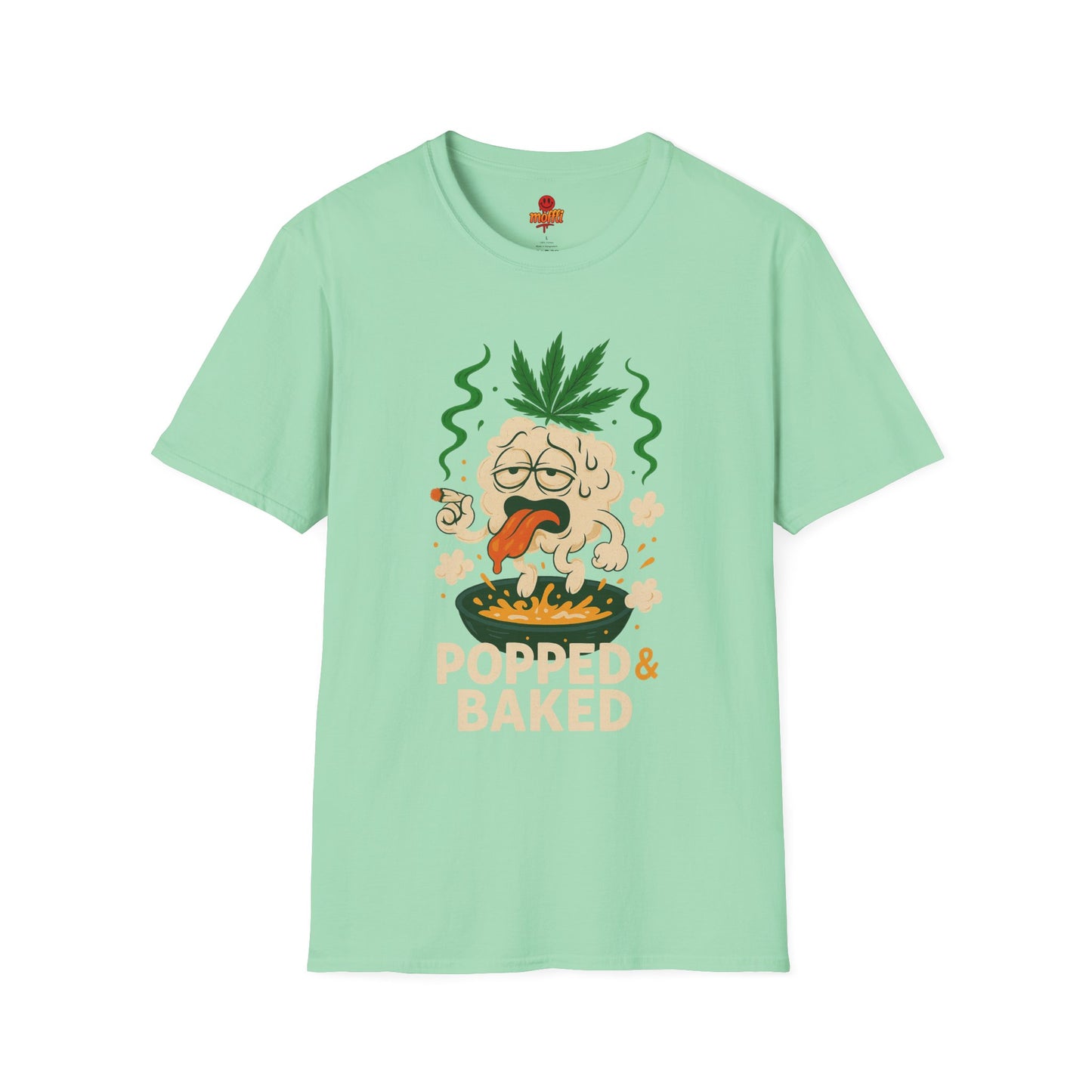 Popped & Baked – Funny Weed Popcorn Shirt (Tax Included)