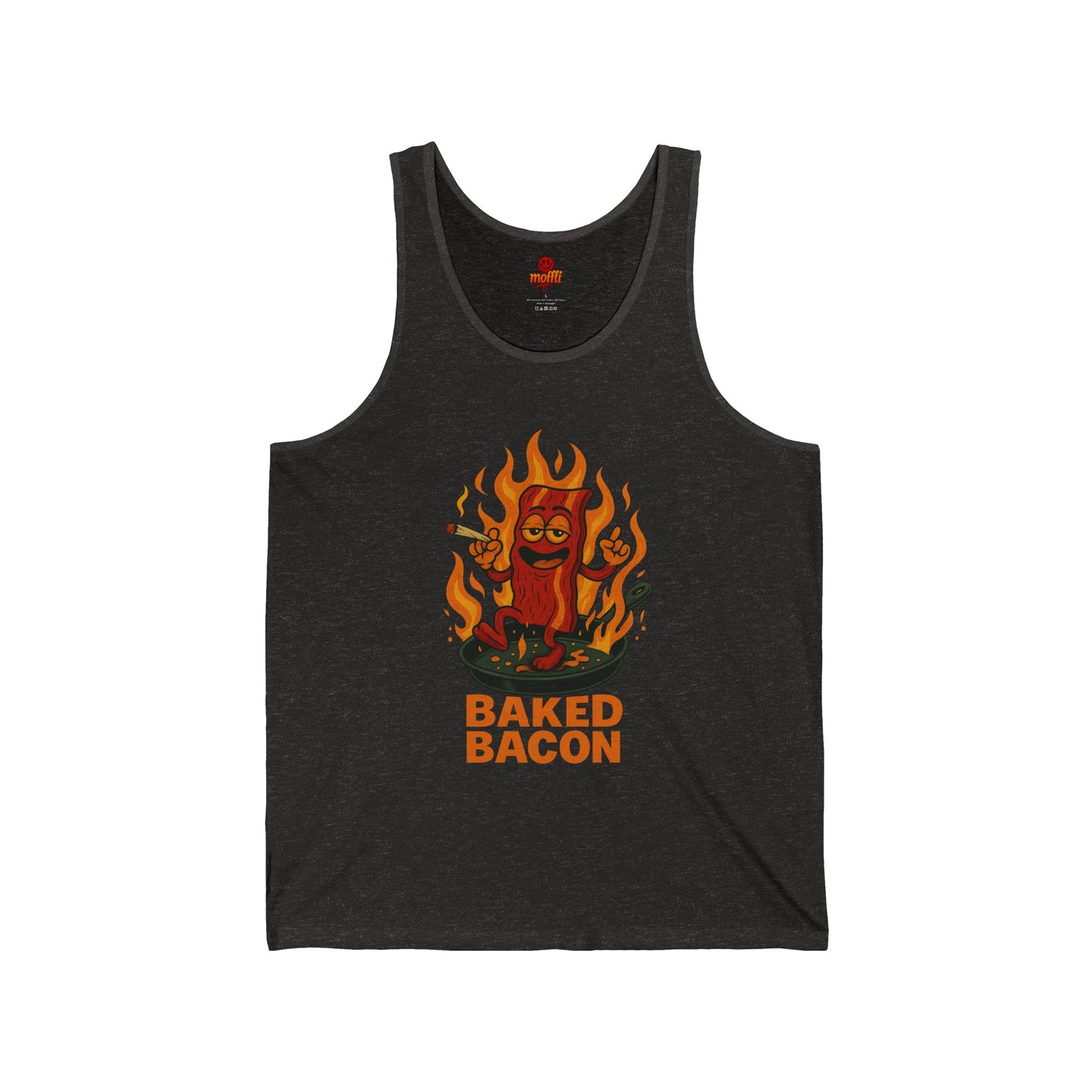 Baked Bacon Tank Top, Funny Weed Bacon (Tax Included)