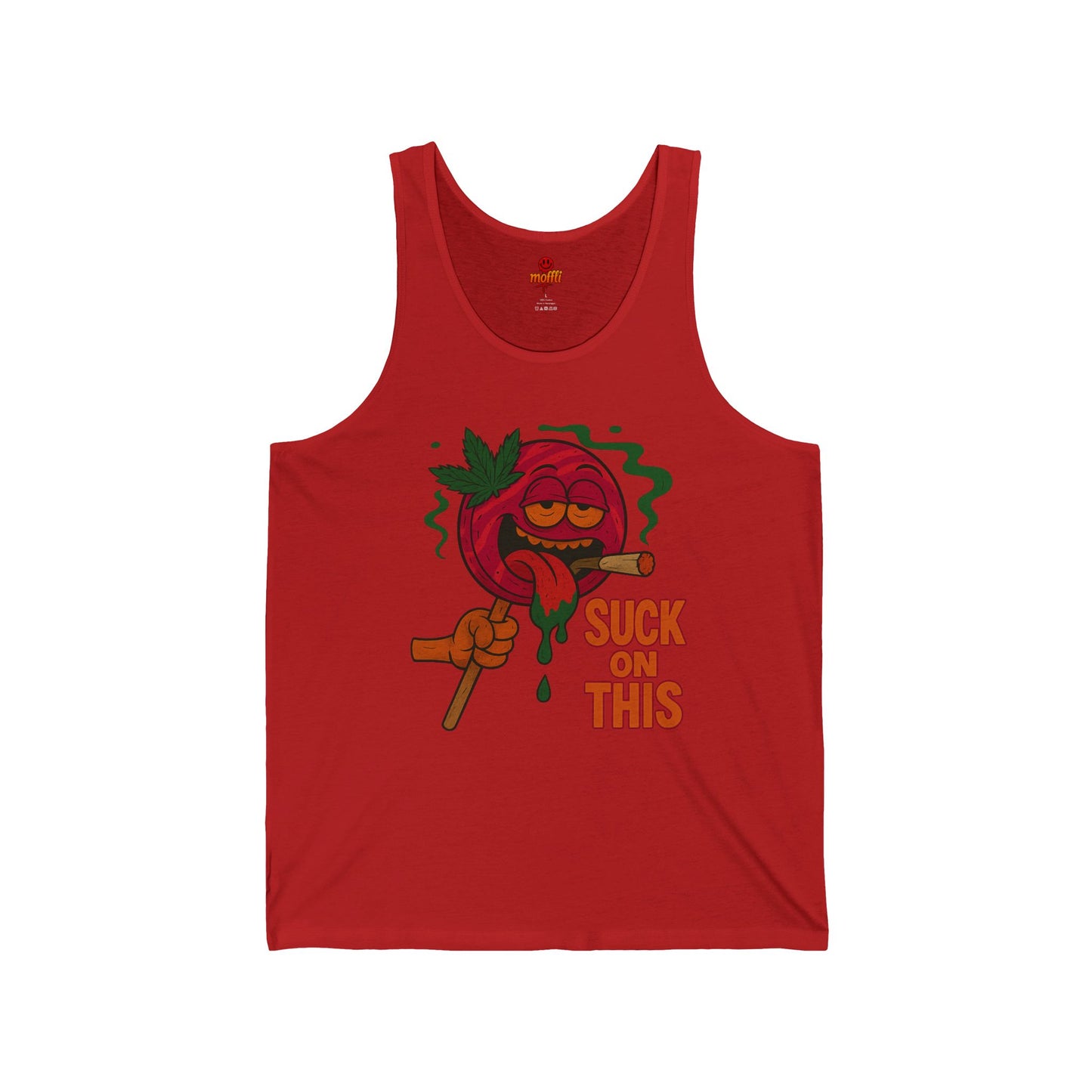 Suck On This Tank Top, Funny Stoner Lollipop  (Tax Included)