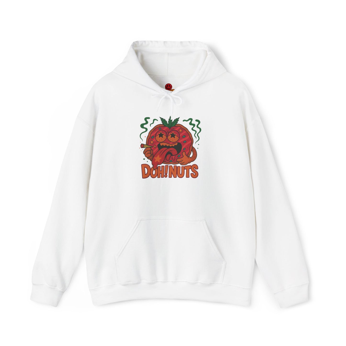 Doh! Nuts Star-Eyes Hoodie – Funny Weed Donut (Tax Included)