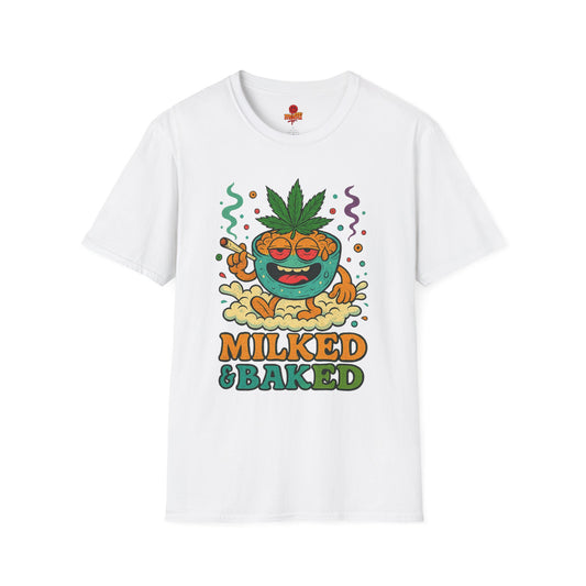 Milked & Baked Stoner  420 Cereal Shirt (Tax Included)