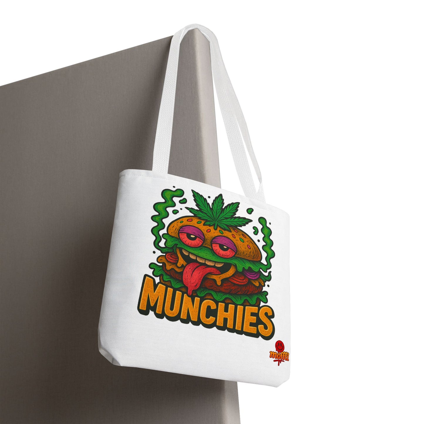 Munchies Burger Tote Bag – Funny Weed Food (Tax Included)