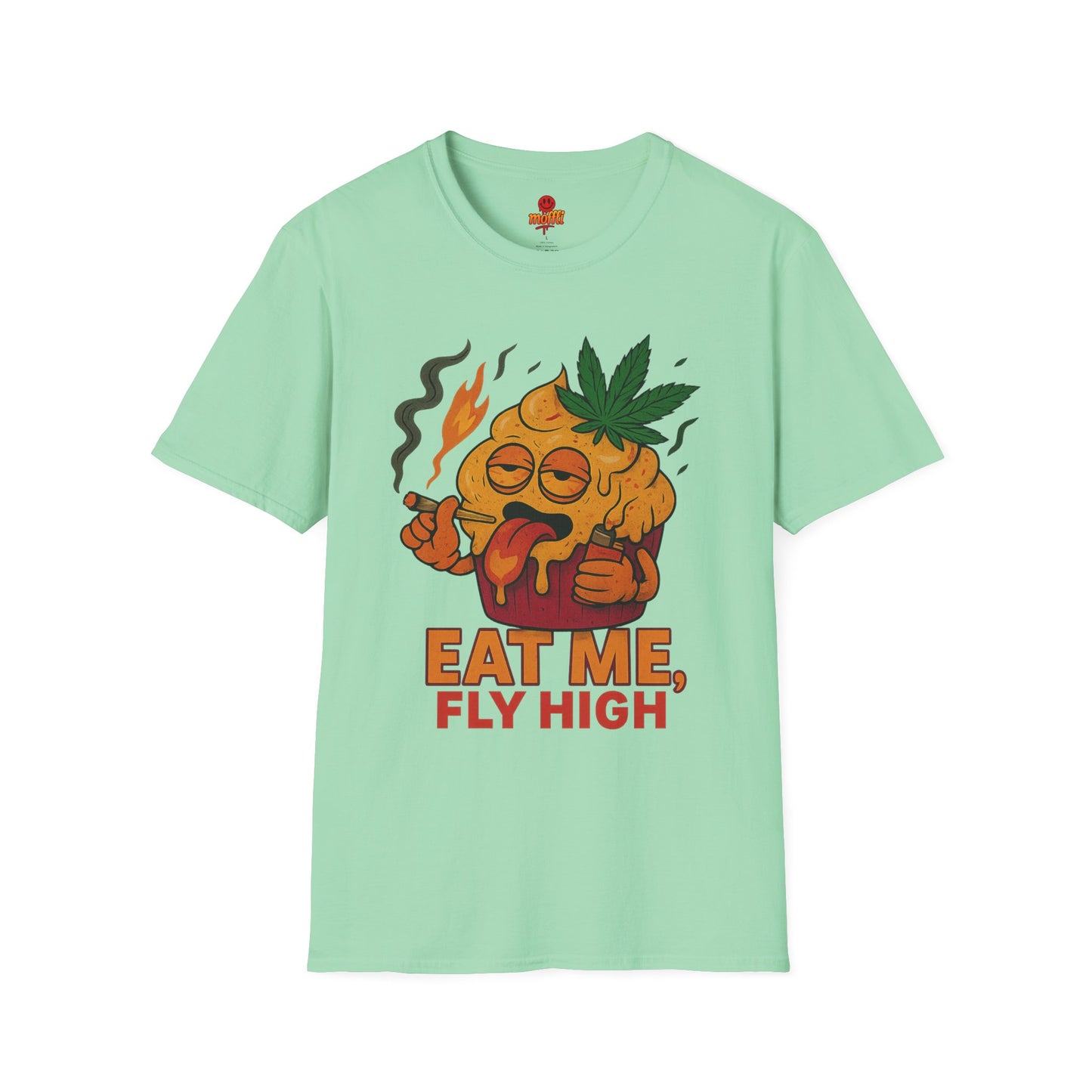 Eat Me Fly High T-Shirt – Funny Weed Muffin Shirt (Tax Included)