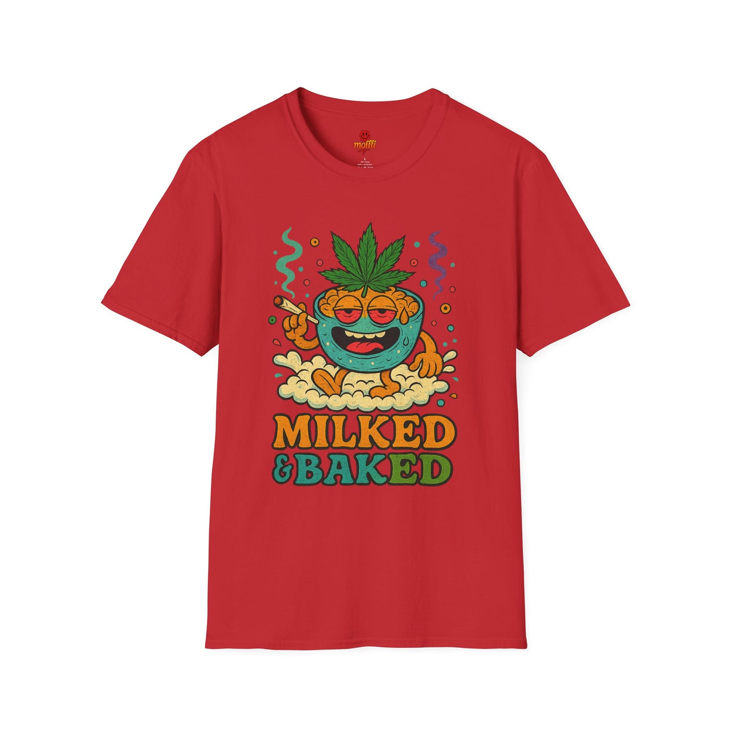 Milked & Baked Stoner  420 Cereal Shirt (Tax Included)